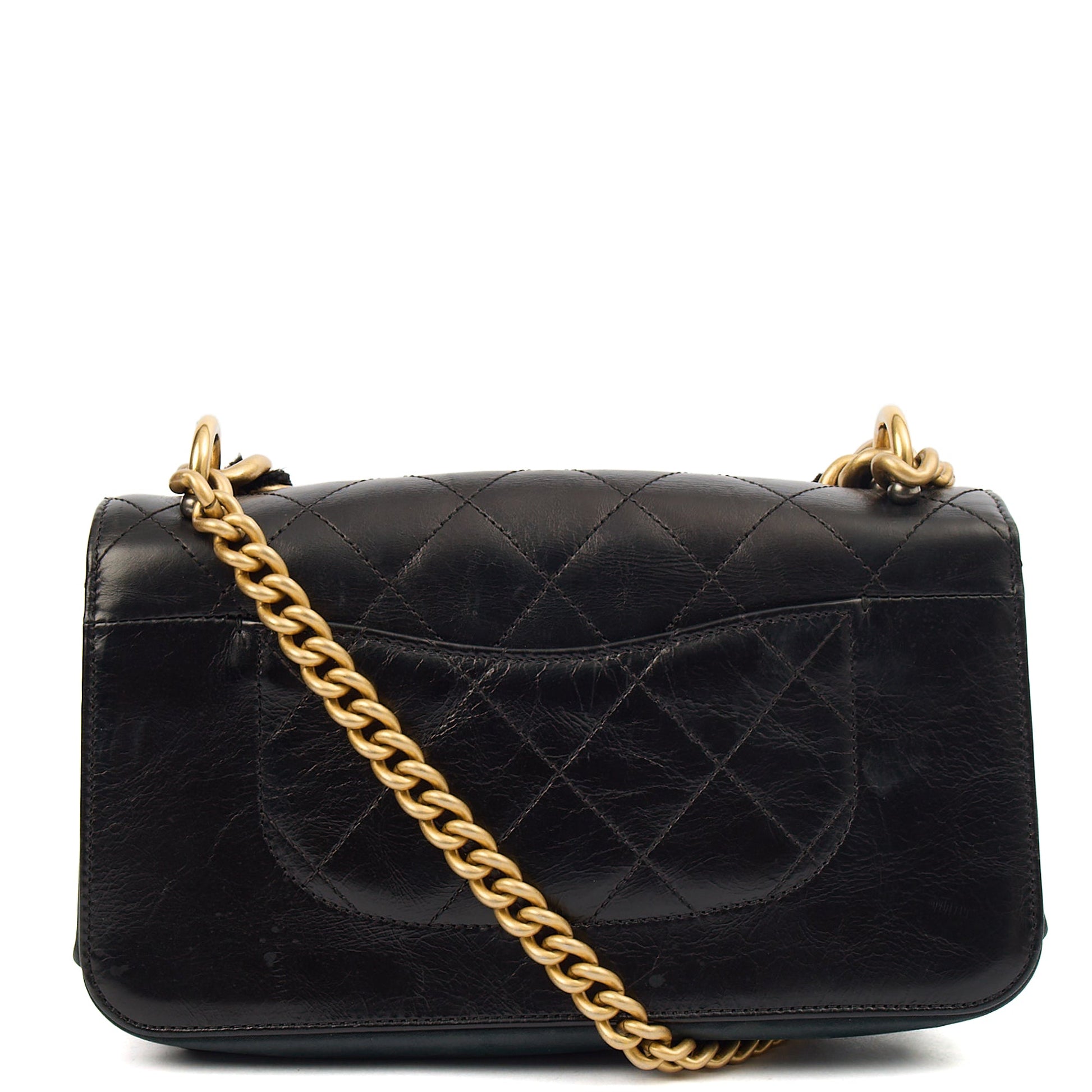 Chanel Shoulder Bag Shoulder Bag in Black, Lambskin Leather — Alternate View 14