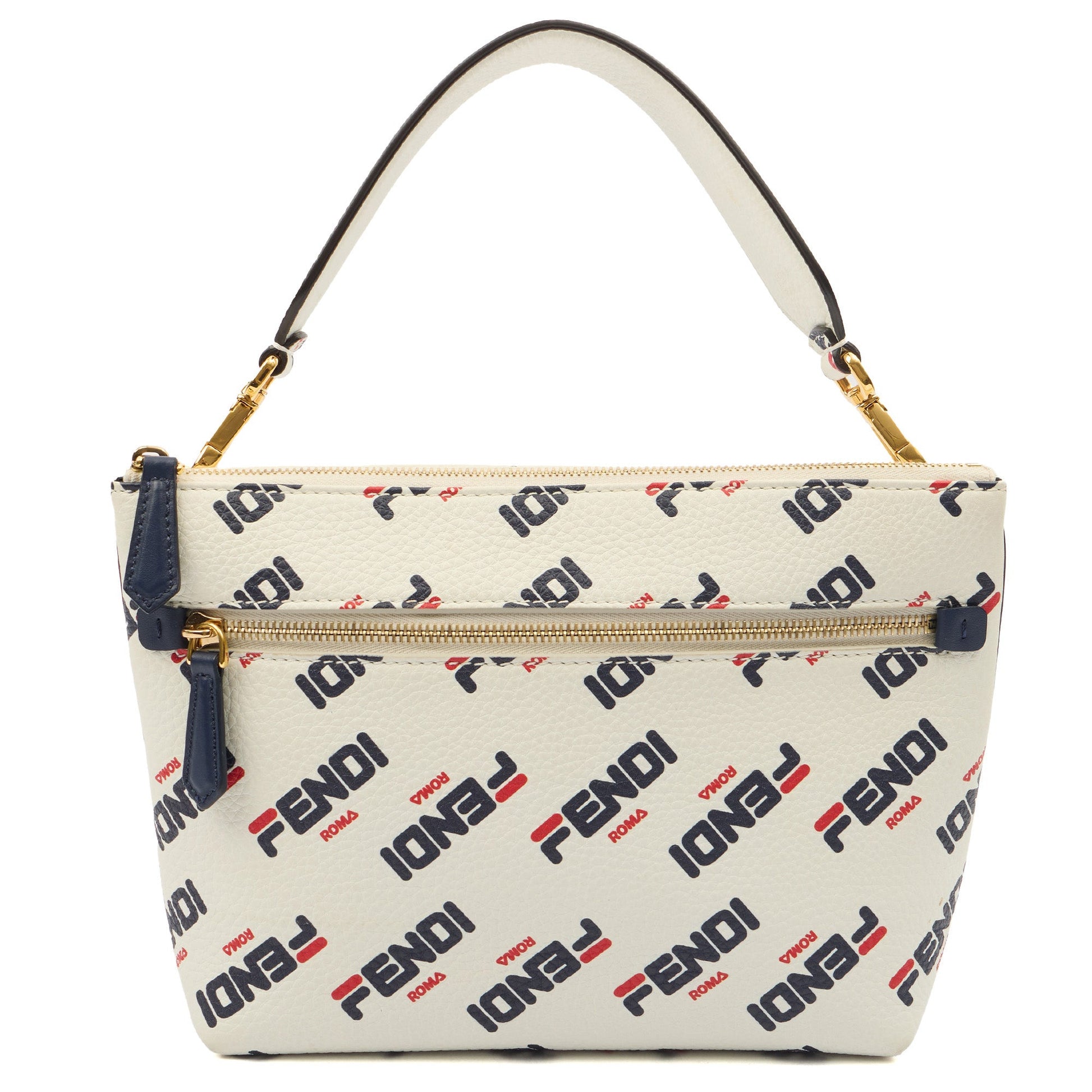 Fendi Shoulder Bag Fendi x FILA Mania in Print, Leather — Alternate View 13