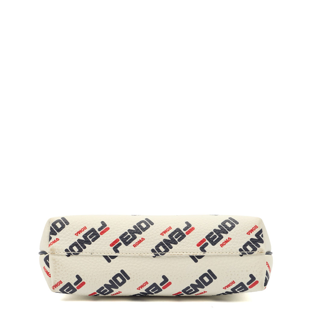Fendi Shoulder Bag Fendi x FILA Mania in Print, Leather — Top View