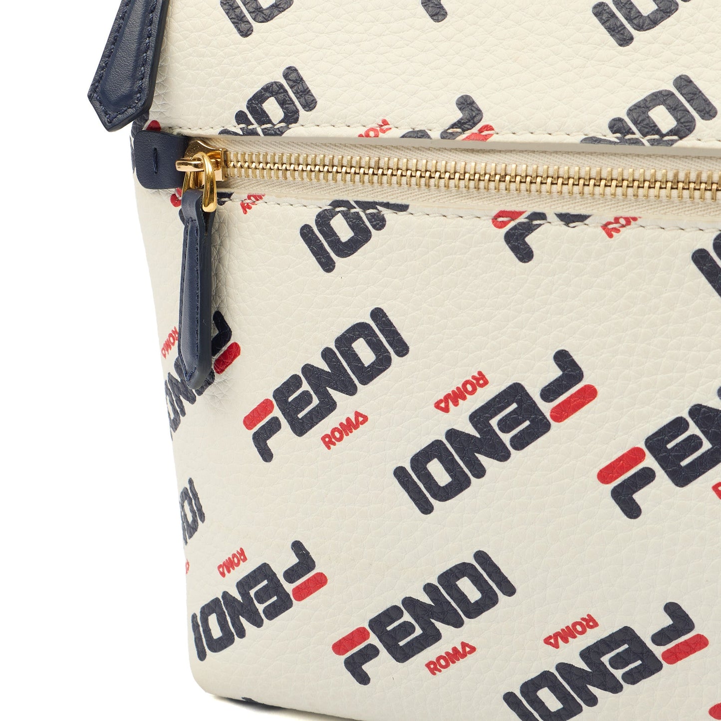 Fendi Shoulder Bag Fendi x FILA Mania in Print, Leather — Lifestyle View