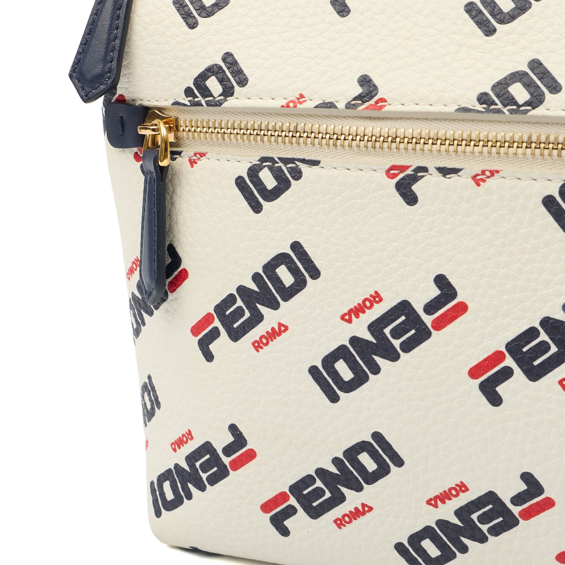 Fendi Shoulder Bag Fendi x FILA Mania in Print, Leather — Alternate View 12