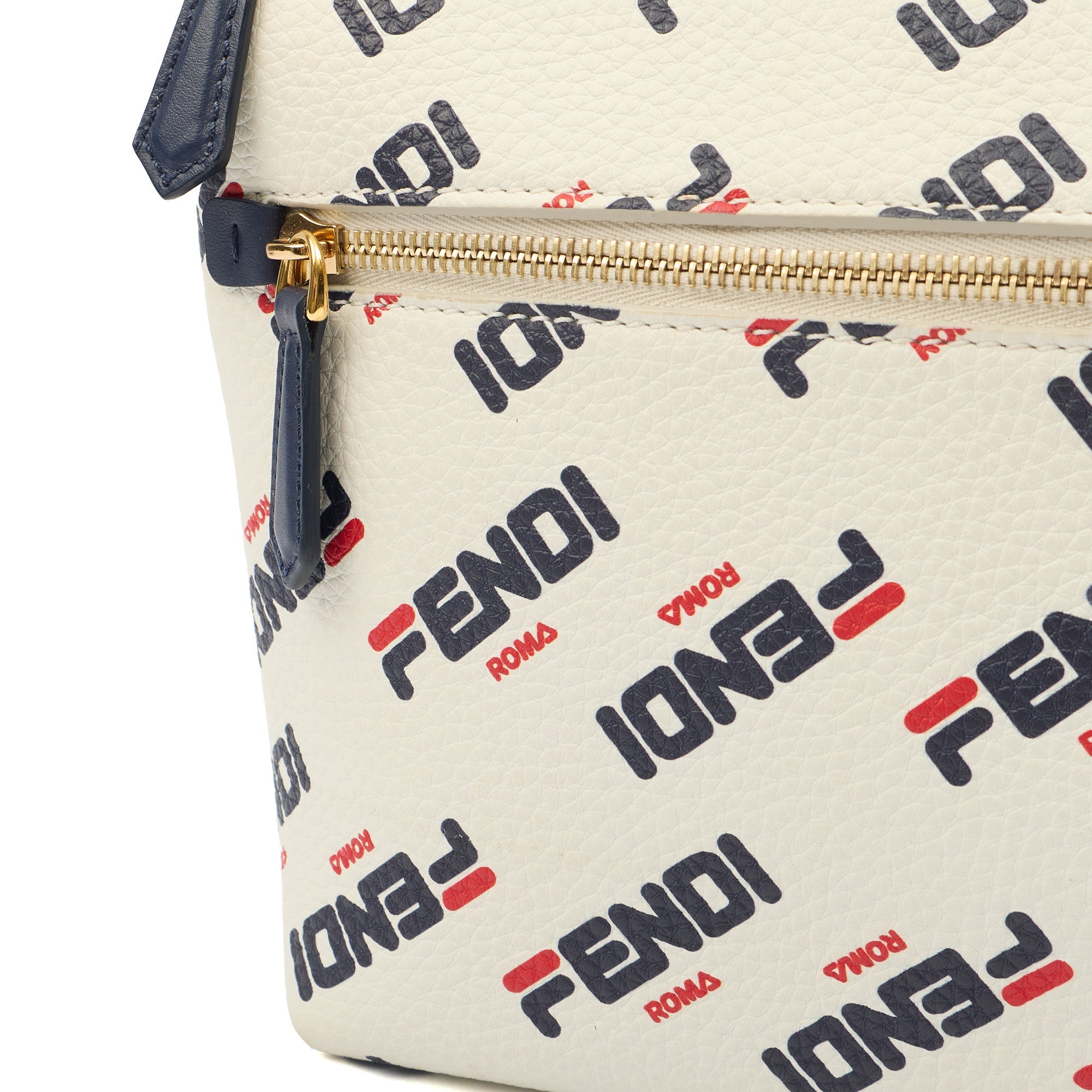 Fendi Shoulder Bag Fendi x FILA Mania in Print, Leather — Alternate View 18