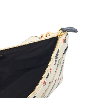 Fendi Shoulder Bag Fendi x FILA Mania in Print, Leather — Alternate View 17