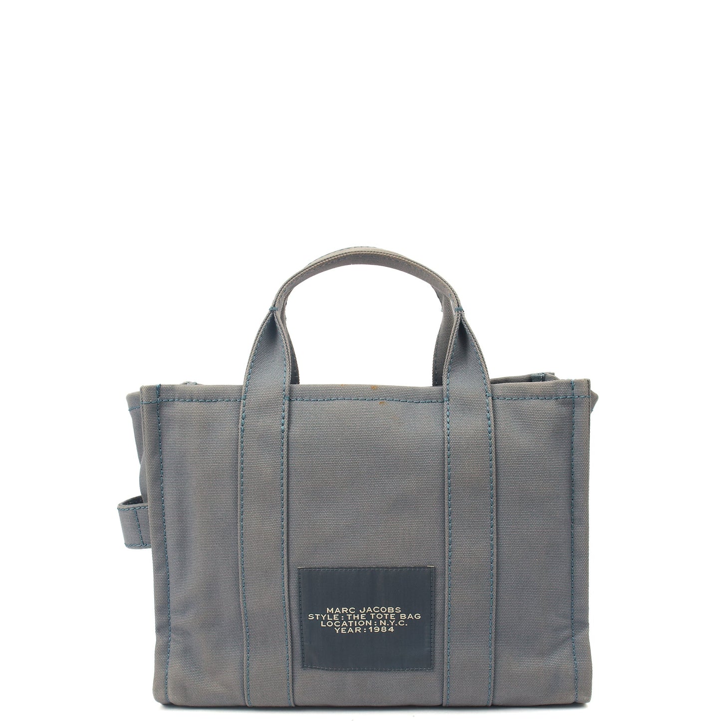 Marc Jacobs Tote The Tote Bag in Blue, Fabric — Back View