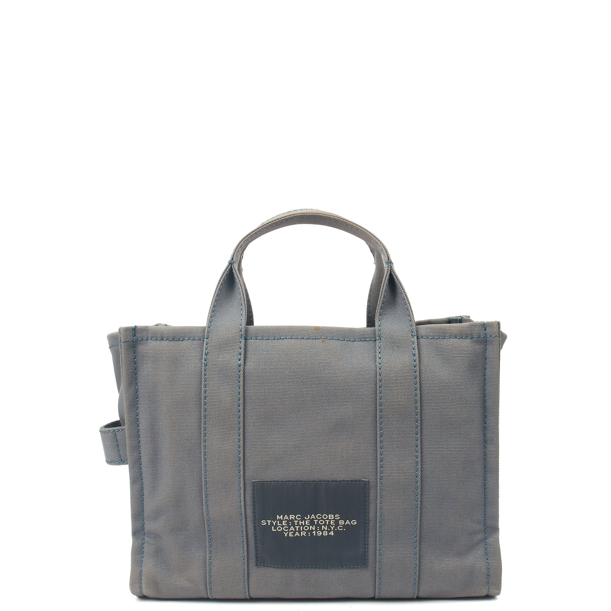 Marc Jacobs Tote The Tote Bag in Blue, Fabric — Back View