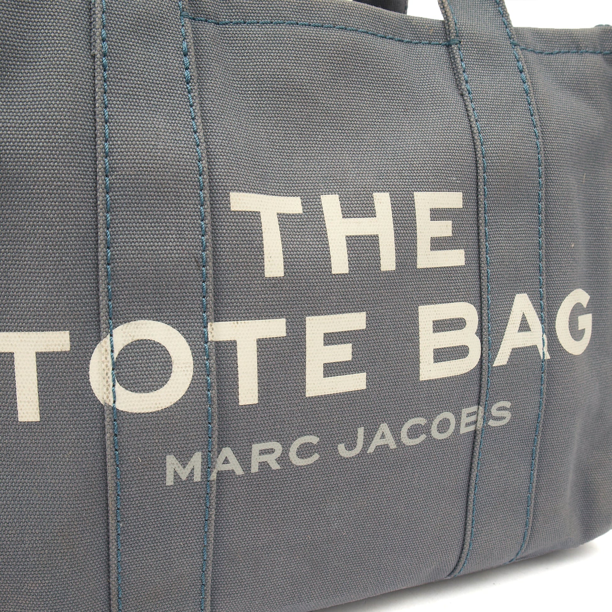 Marc Jacobs Tote The Tote Bag in Blue, Fabric — Lifestyle View