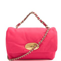Mulberry Shoulder Bag Lily - Medium in Pink, Fabric — Front View