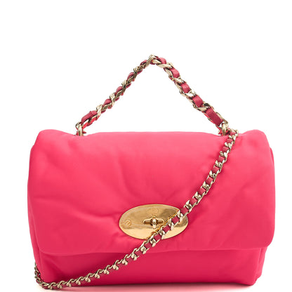 Mulberry Shoulder Bag Lily - Medium in Pink, Fabric — Front View