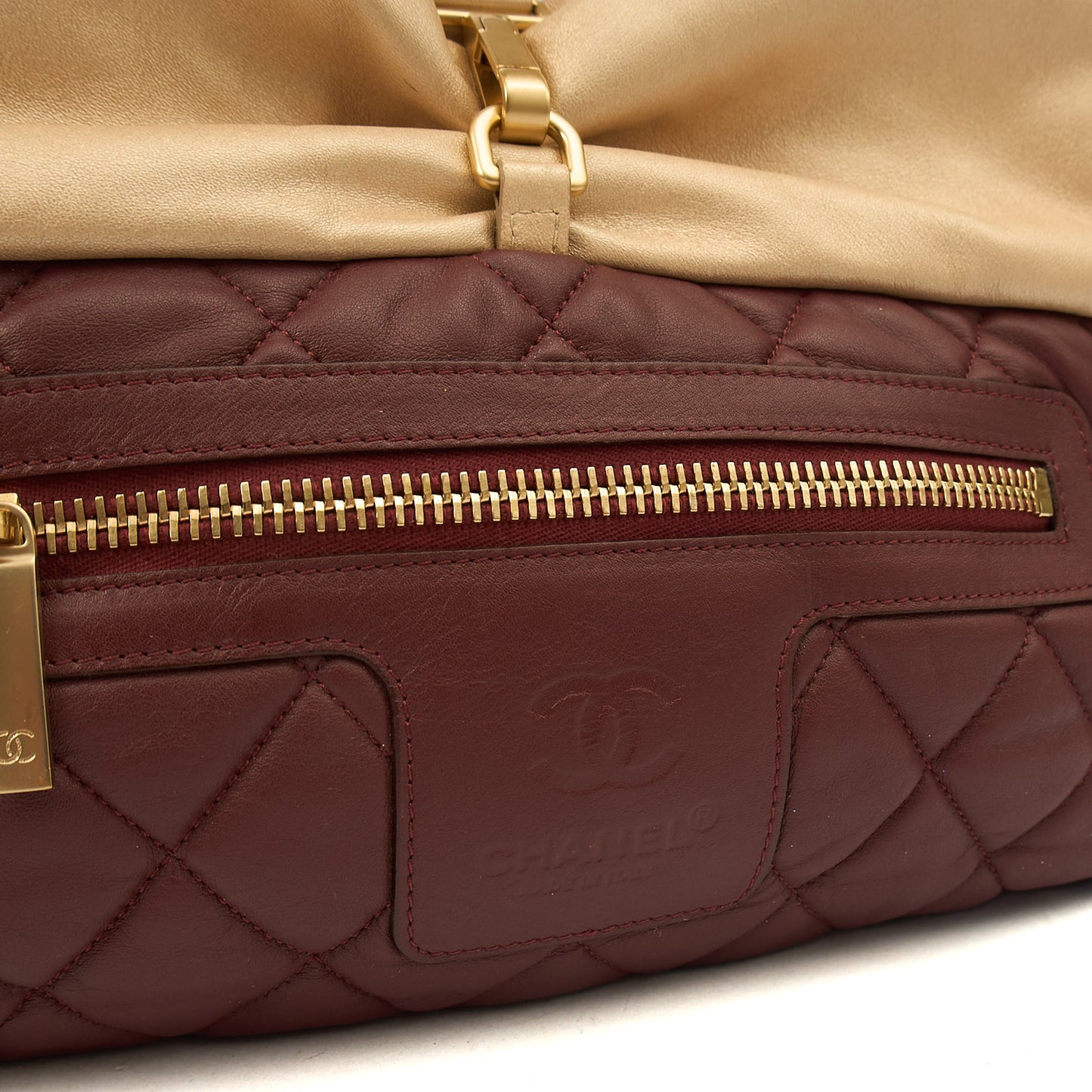 Chanel Top Handle Coco Cocoon in Metallic, Calfskin Leather — Alternate View 29