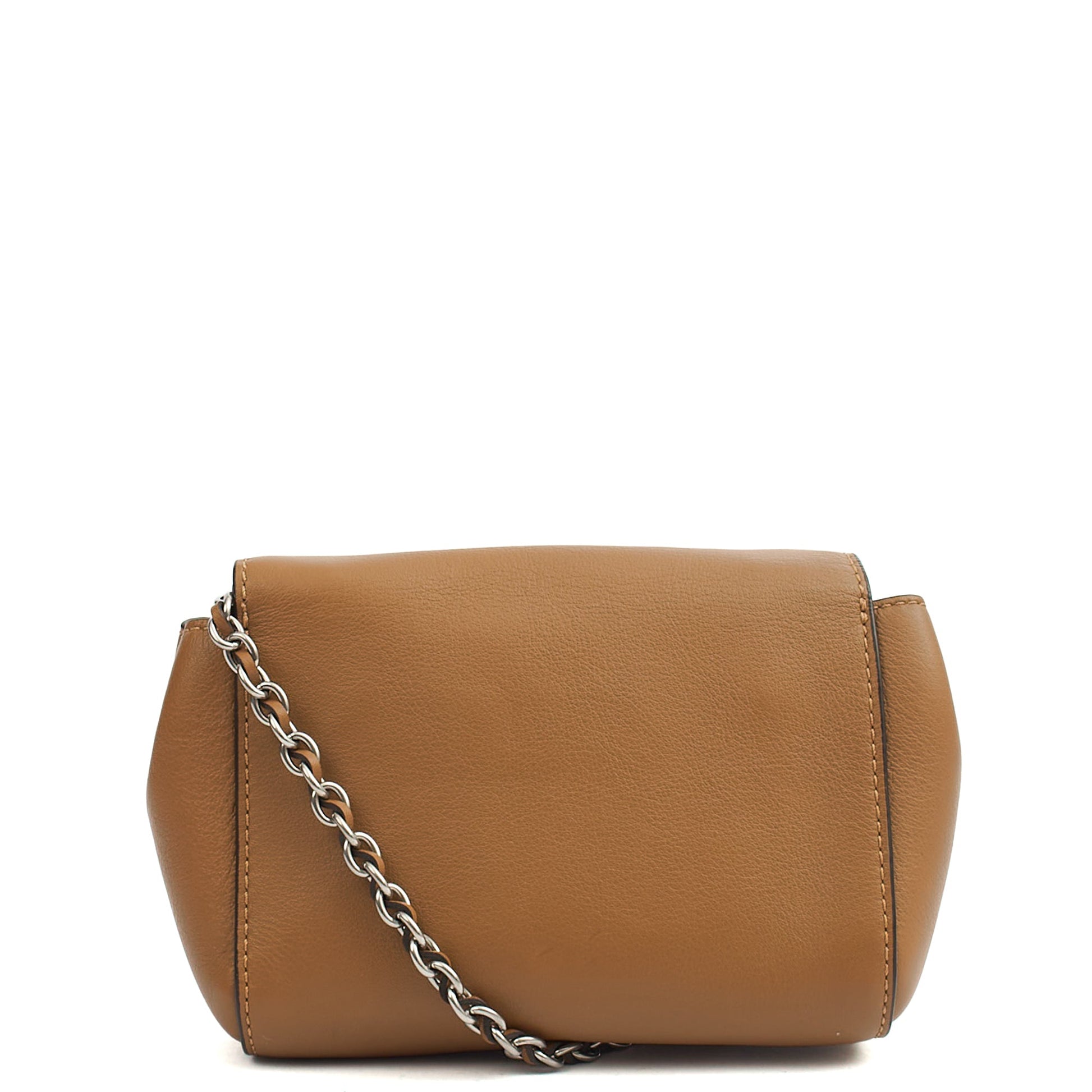 Mulberry Mini Bag Lily in Oak, Calfskin Leather — Back View