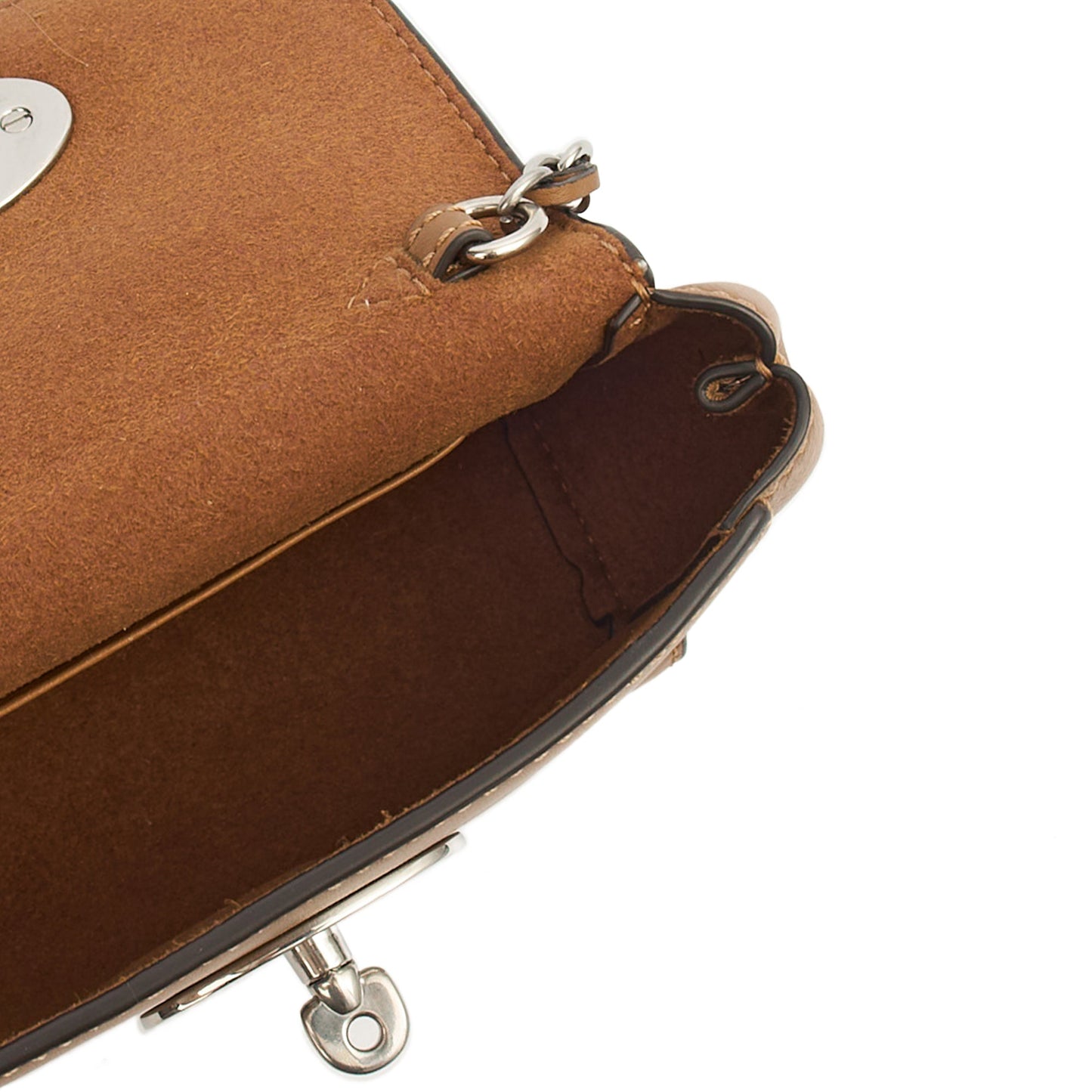 Mulberry Mini Bag Lily in Oak, Calfskin Leather — Alternate View 11