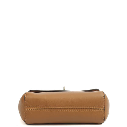 Mulberry Mini Bag Lily in Oak, Calfskin Leather — Top View