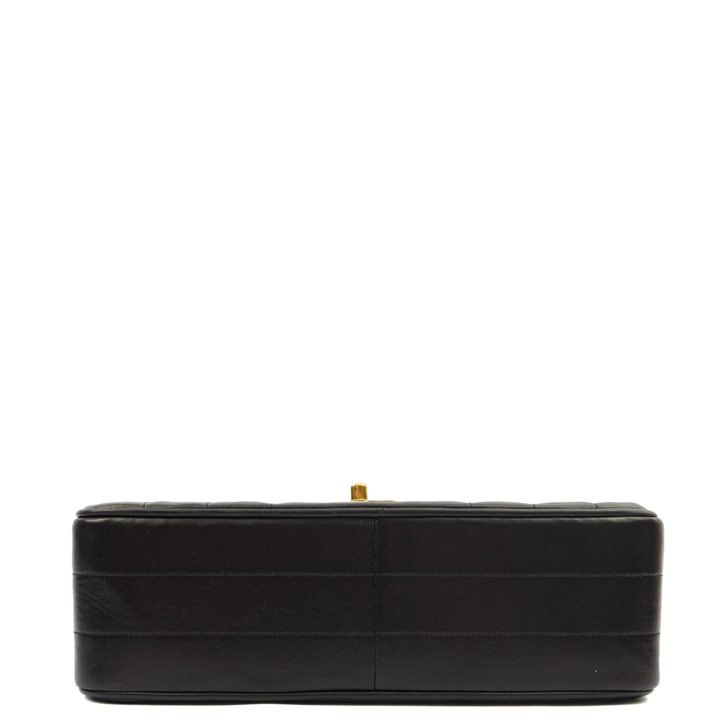 Chanel Top Handle Flap Bag With Top Handle in Black, Lambskin Leather — Alternate View 14