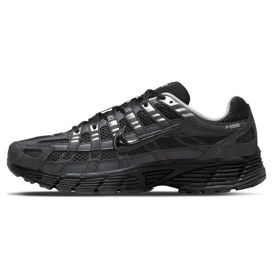 Nike P-6000 'Suede Anthracite Metallic Silver' — UK 3 | EU 35.5 | US 3.5 — Front View