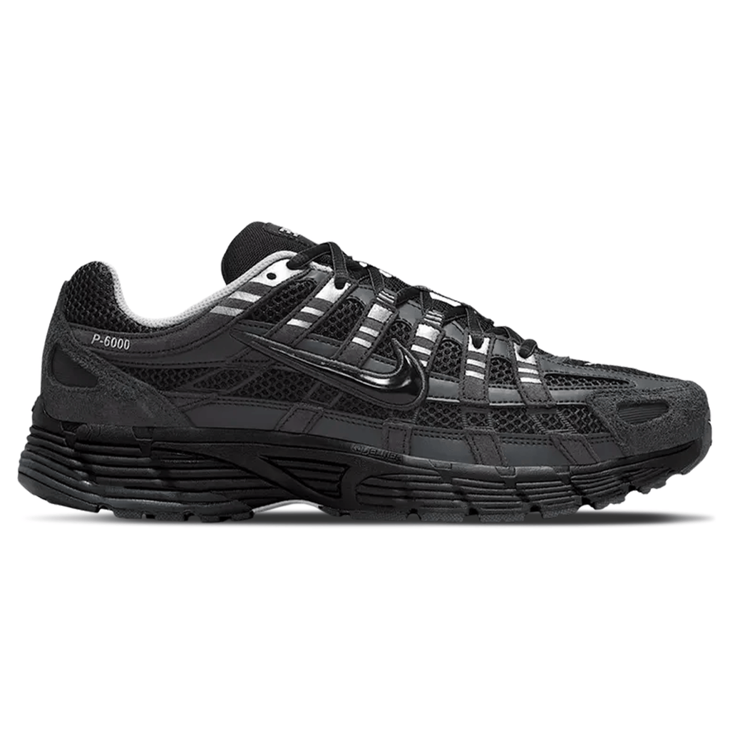 Nike P-6000 'Suede Anthracite Metallic Silver' — UK 3 | EU 35.5 | US 3.5 — Side View
