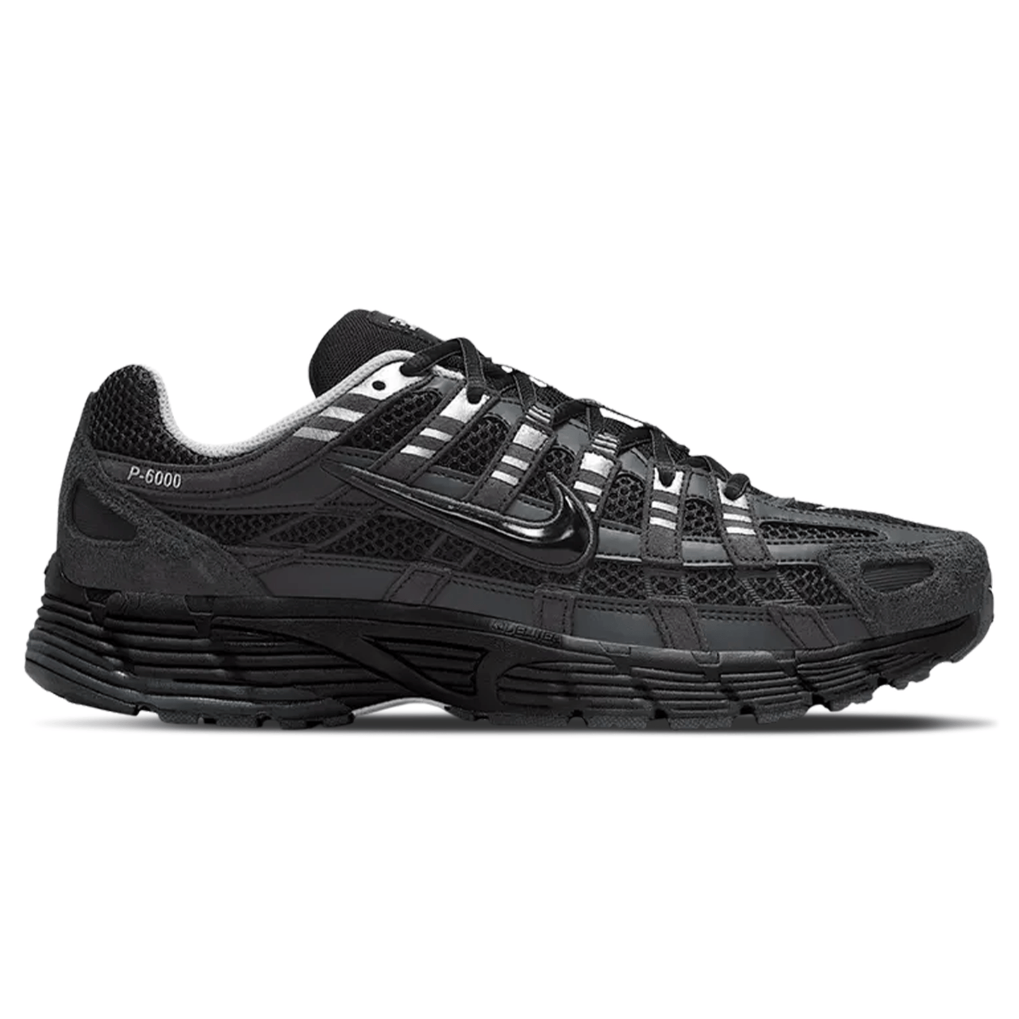 Nike P-6000 'Suede Anthracite Metallic Silver' — UK 3 | EU 35.5 | US 3.5 — Side View