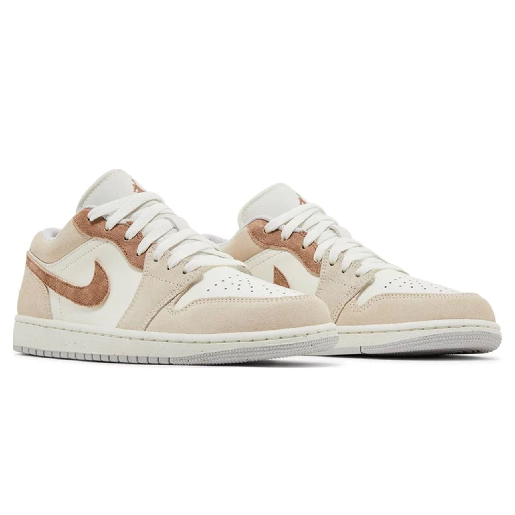 Air Jordan 1 Low SE 'Sail Archaeo Brown' — UK 3 | EU 35.5 | US 3.5 — Back View