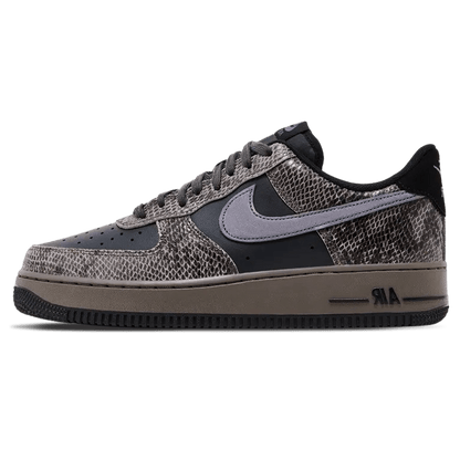 Nike Air Force 1 '07 LV8 'Snakeskin Pack - Off Noir' — UK 3 | EU 35.5 | US 3.5 — Front View