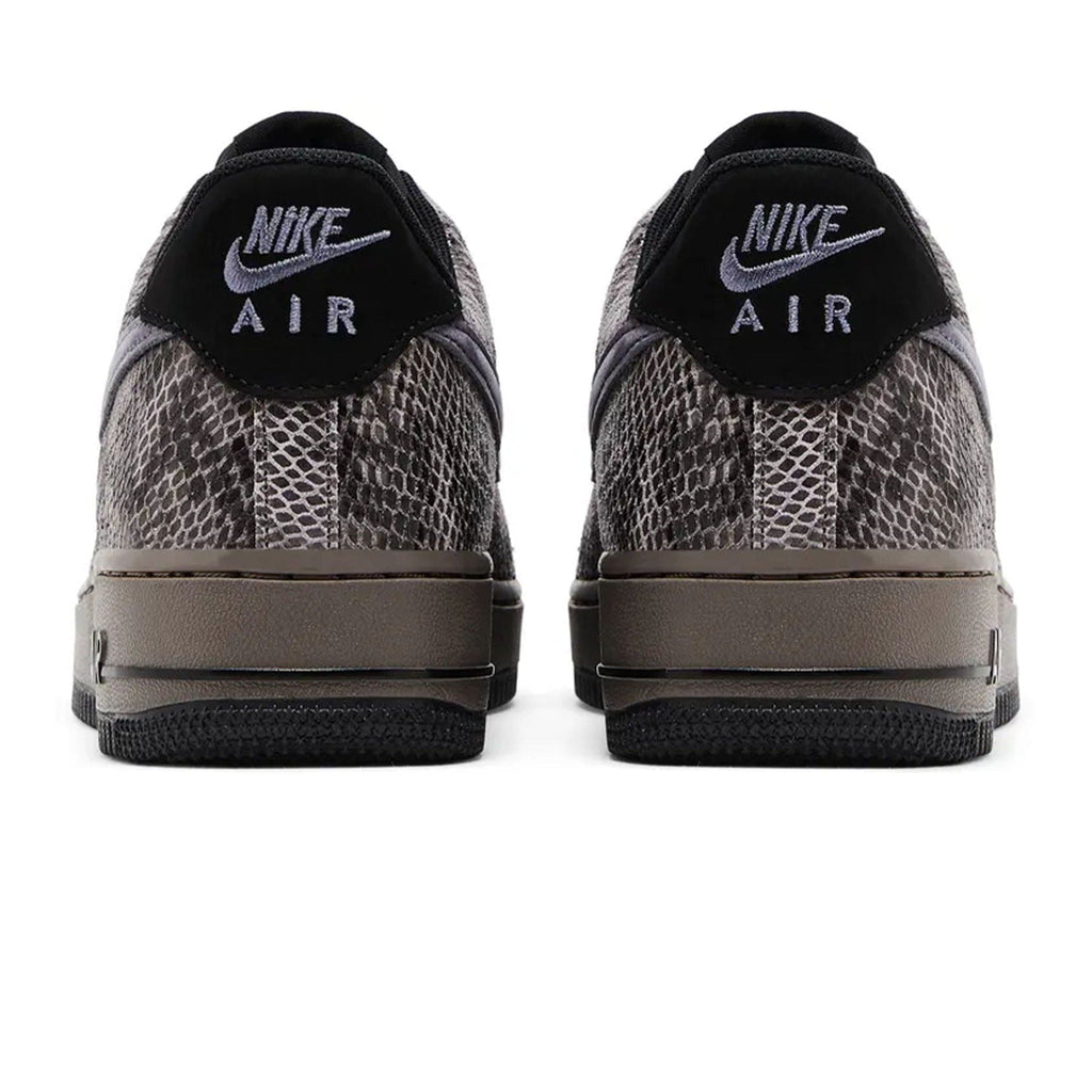 Nike Air Force 1 '07 LV8 'Snakeskin Pack - Off Noir' — UK 3 | EU 35.5 | US 3.5 — Top View