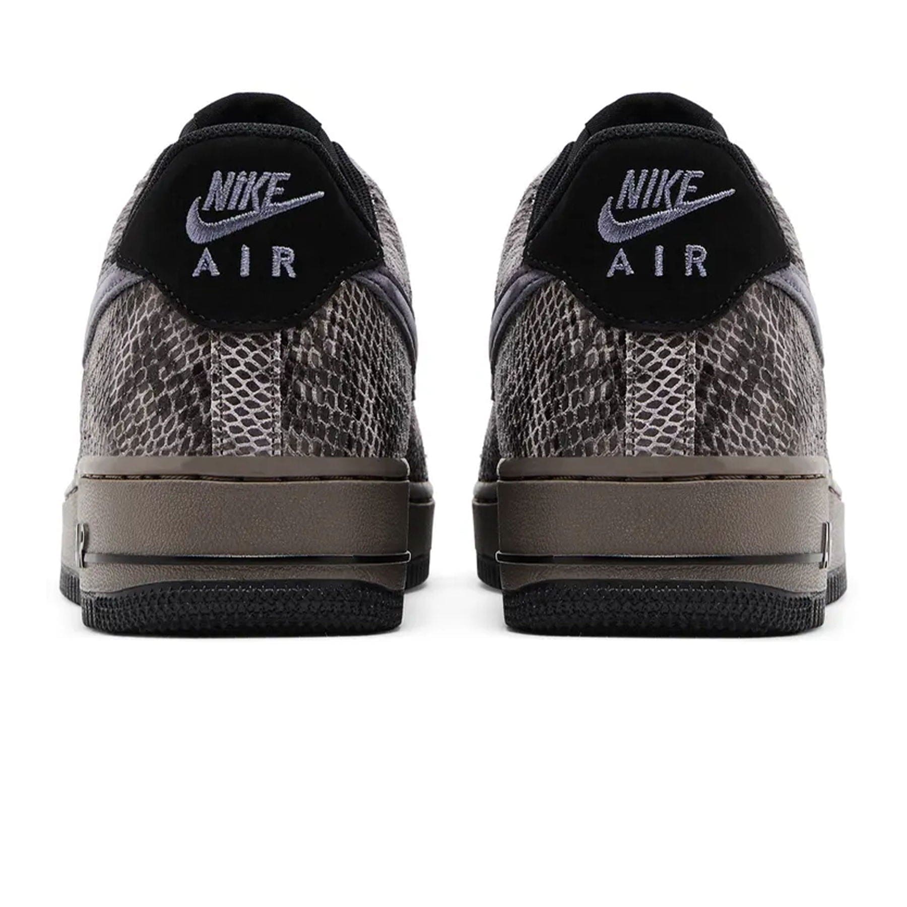 Nike Air Force 1 '07 LV8 'Snakeskin Pack - Off Noir' — UK 3 | EU 35.5 | US 3.5 — Top View