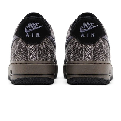 Nike Air Force 1 '07 LV8 'Snakeskin Pack - Off Noir' — UK 3 | EU 35.5 | US 3.5 — Top View