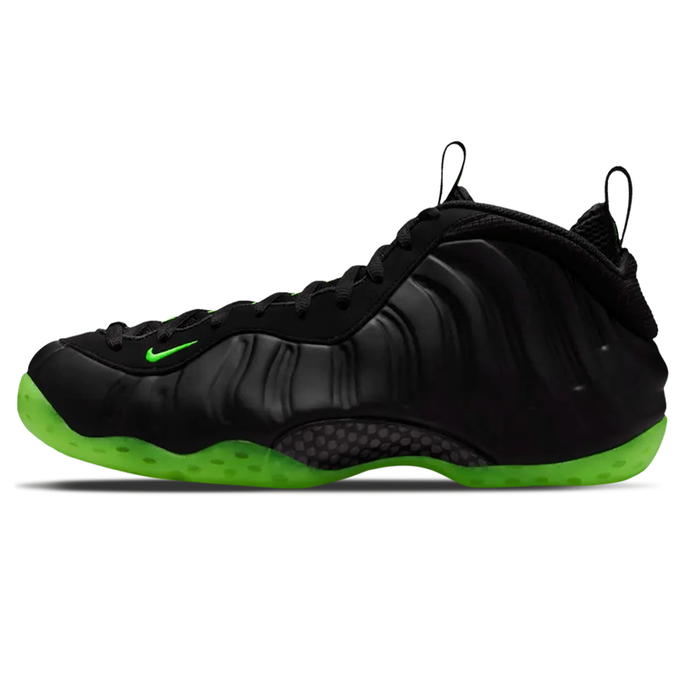 Nike Air Foamposite One 'Black Volt' — UK 3 | EU 35.5 | US 3.5 — Front View