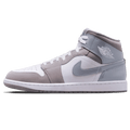 Air Jordan 1 Mid SE 'Patent Cool Grey' — UK 3 | EU 35.5 | US 3.5 — Front View