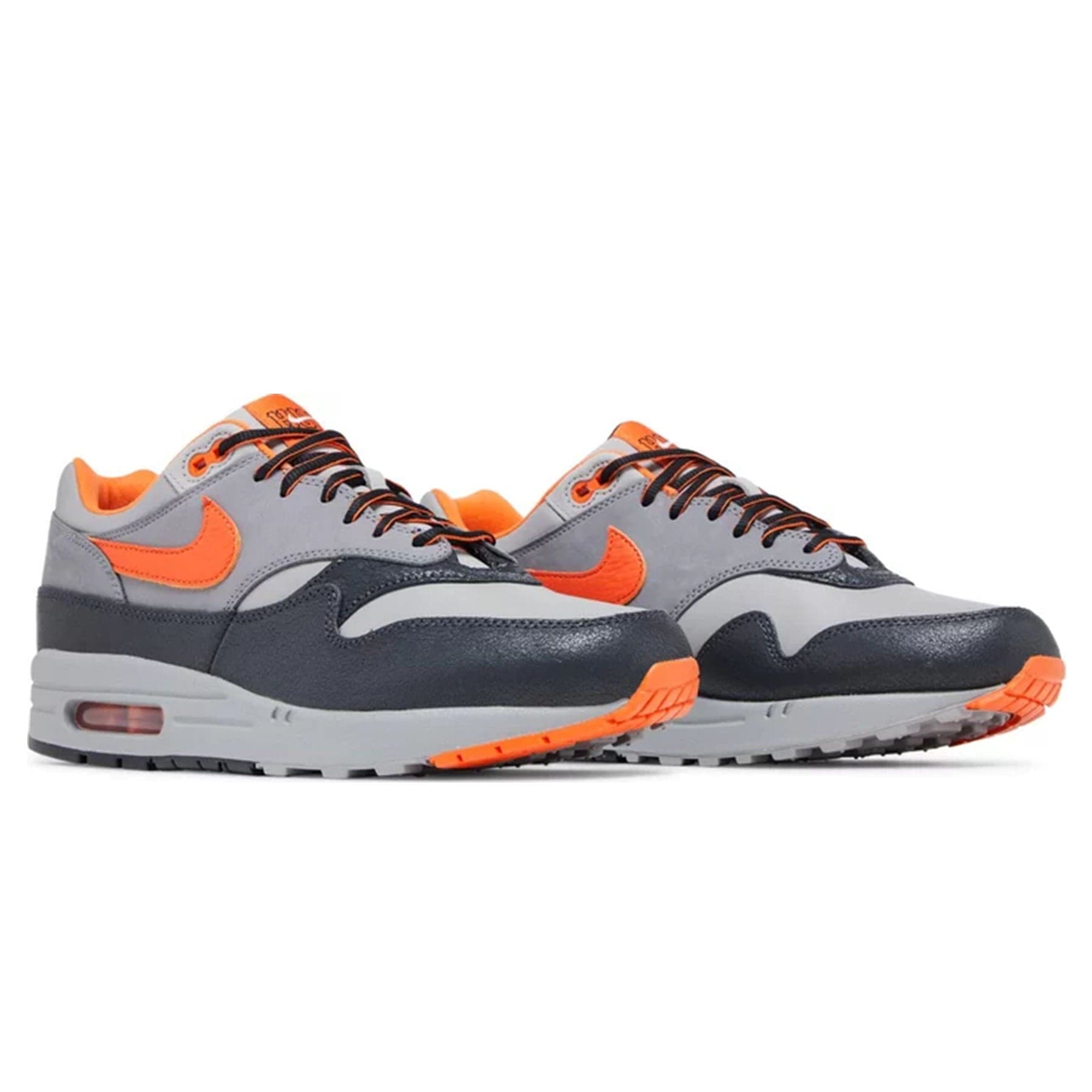 HUF x Nike Air Max 1 SP 'Orange' — UK 3 | EU 35.5 | US 3.5 — Back View