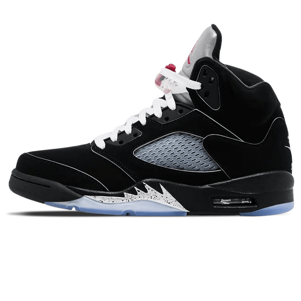 Air Jordan 5 Retro OG 'Black Metallic Reimagined' — UK 3 | EU 35.5 | US 3.5 — Front View