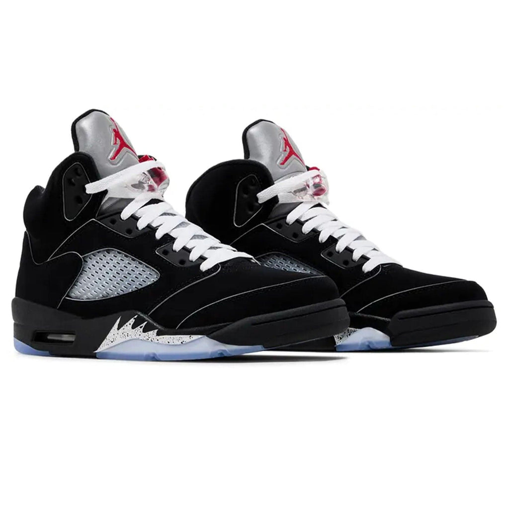 Air Jordan 5 Retro OG 'Black Metallic Reimagined' — UK 3 | EU 35.5 | US 3.5 — Back View