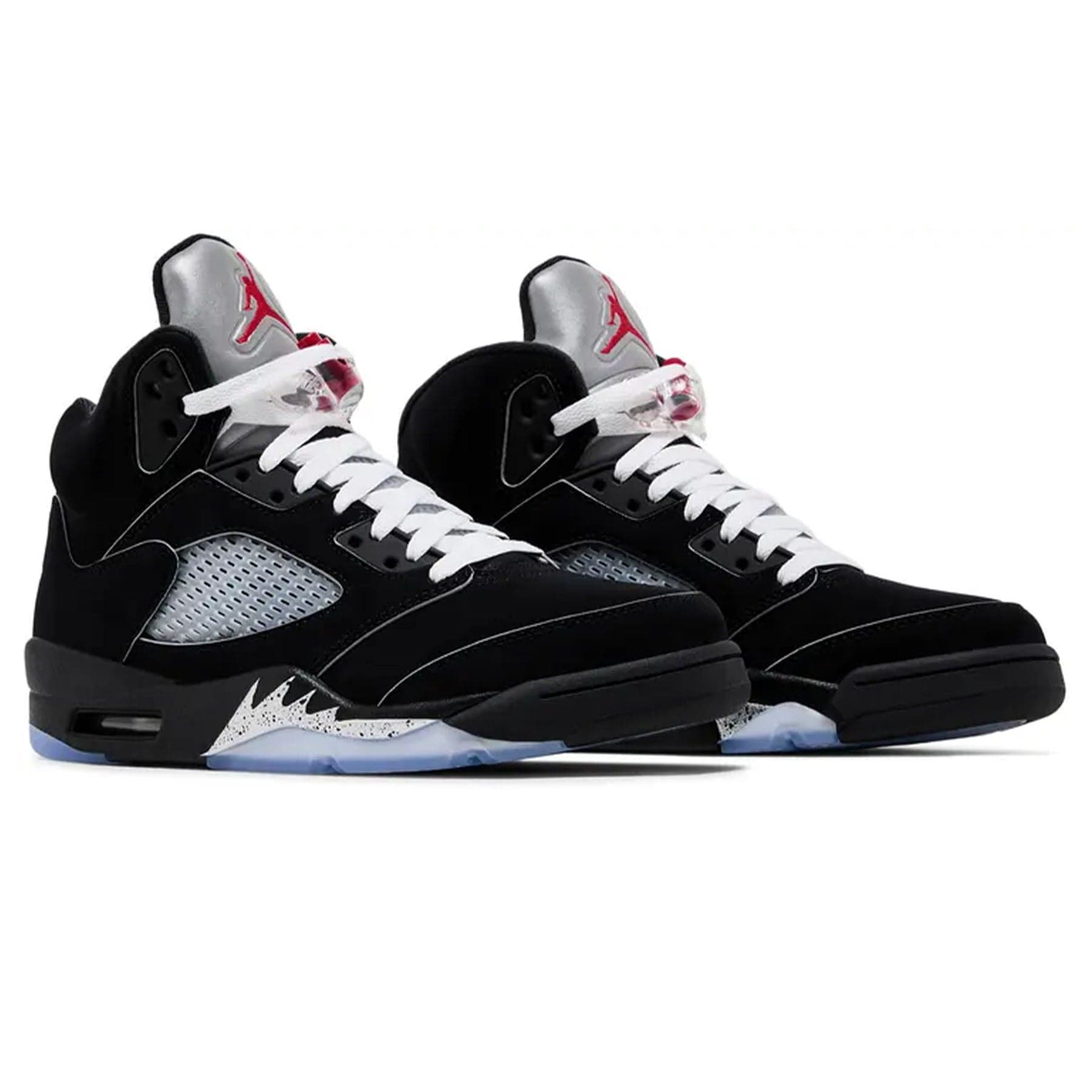 Air Jordan 5 Retro OG 'Black Metallic Reimagined' — UK 3 | EU 35.5 | US 3.5 — Back View