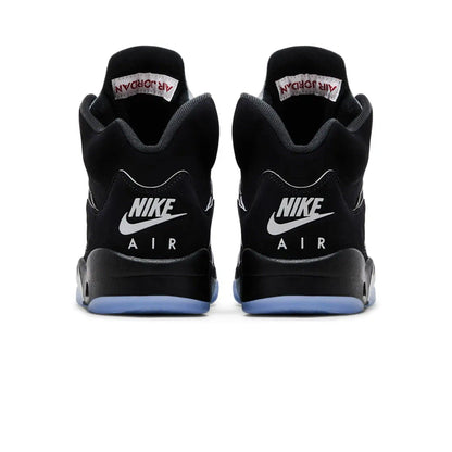 Air Jordan 5 Retro OG 'Black Metallic Reimagined' — UK 3 | EU 35.5 | US 3.5 — Top View