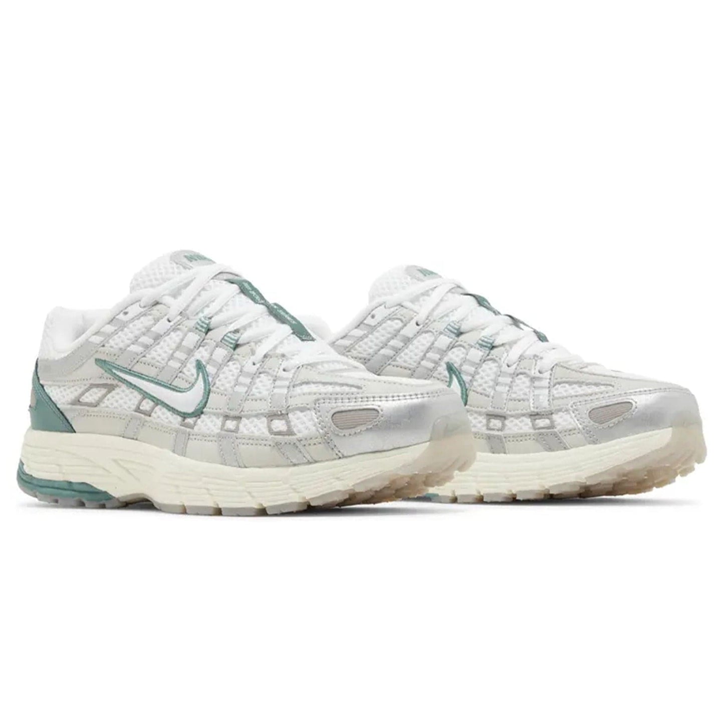 Nike P-6000 Wmns 'Coconut Milk Metallic Silver' — UK 2.5 | EU 35.5 | US 5 — Back View