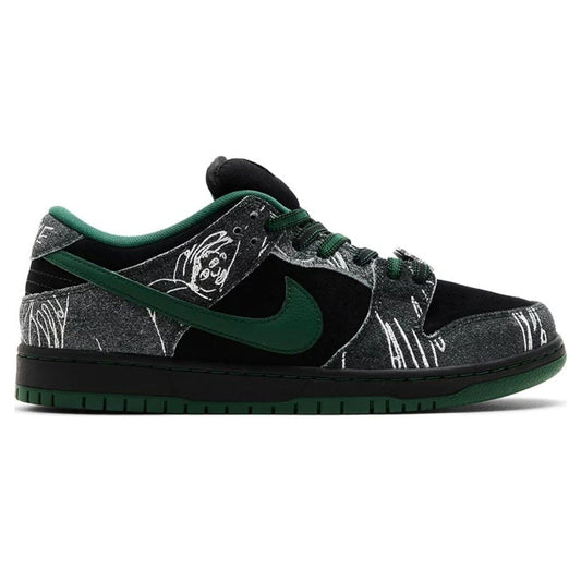 THERE Skateboards x Nike Dunk SB Low 'Ultra Humanized' — UK 3 | EU 35.5 | US 3.5 — Side View