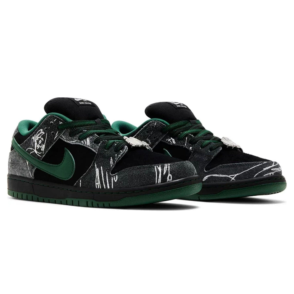 THERE Skateboards x Nike Dunk SB Low 'Ultra Humanized' — UK 3 | EU 35.5 | US 3.5 — Back View