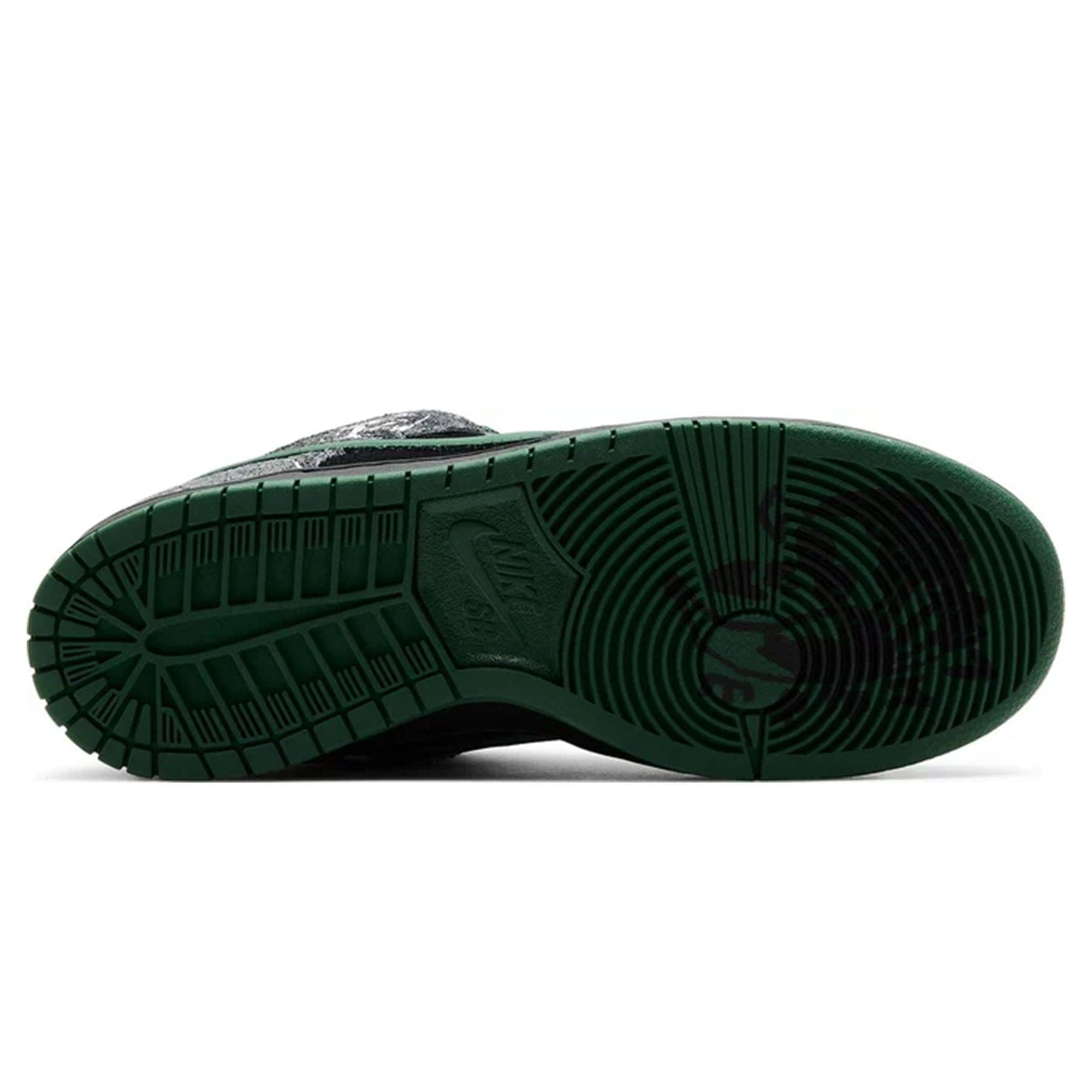 THERE Skateboards x Nike Dunk SB Low 'Ultra Humanized' — UK 3 | EU 35.5 | US 3.5 — Top View