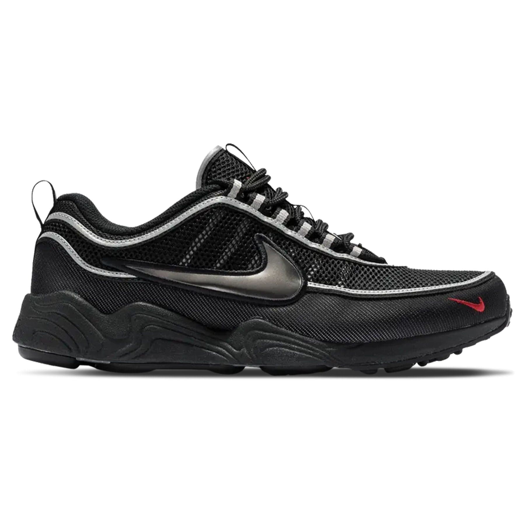 Nike Air Zoom Spiridon SP 'Black Sport Red' — UK 3 | EU 35.5 | US 3.5 — Side View