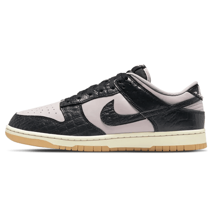 Nike Dunk Low 'Black Platinum Violet Croc' — UK 2.5 | EU 35.5 | US 5 — Front View
