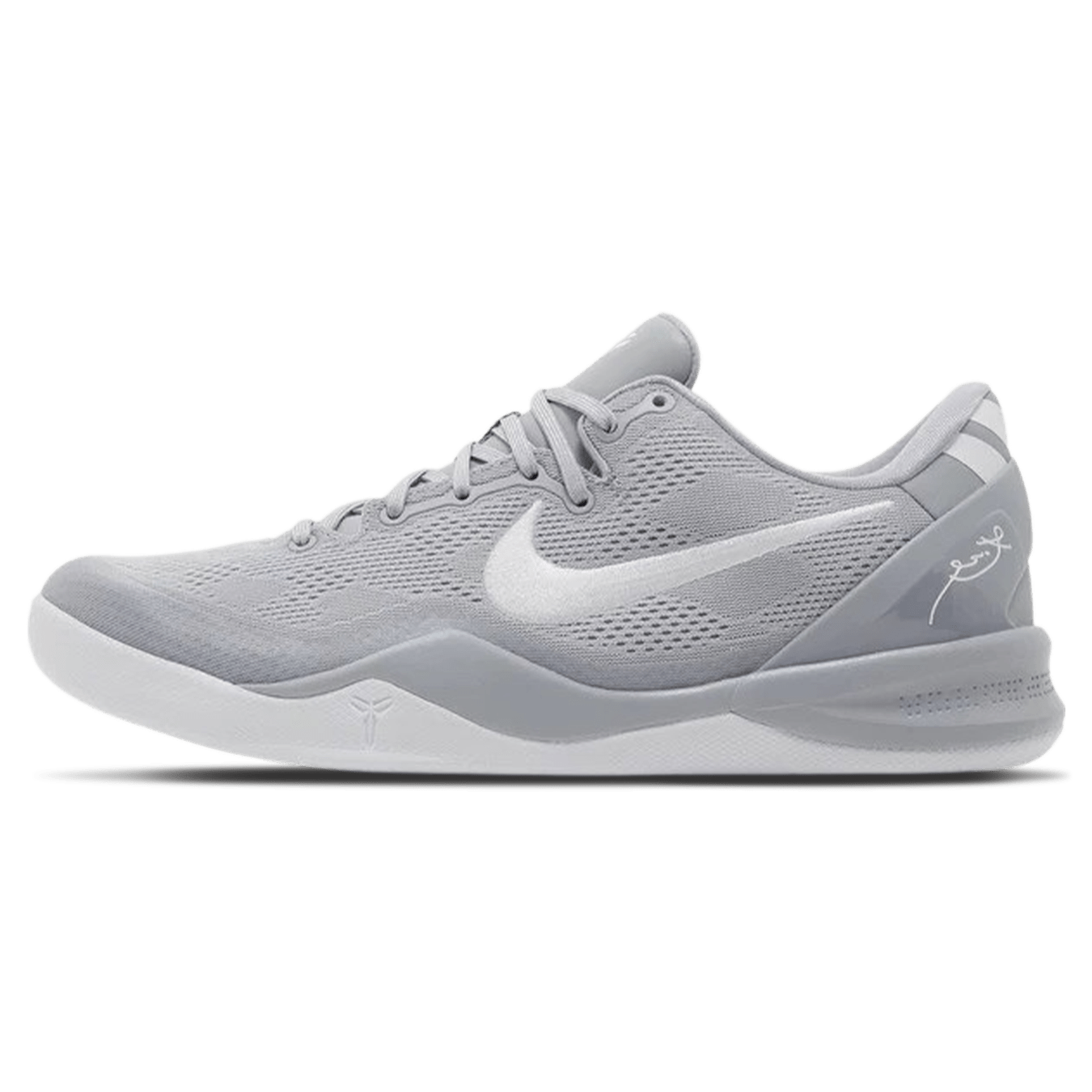 Nike Kobe 8 Protro 'Wolf Grey' — UK 3 | EU 35.5 | US 3.5 — Front View