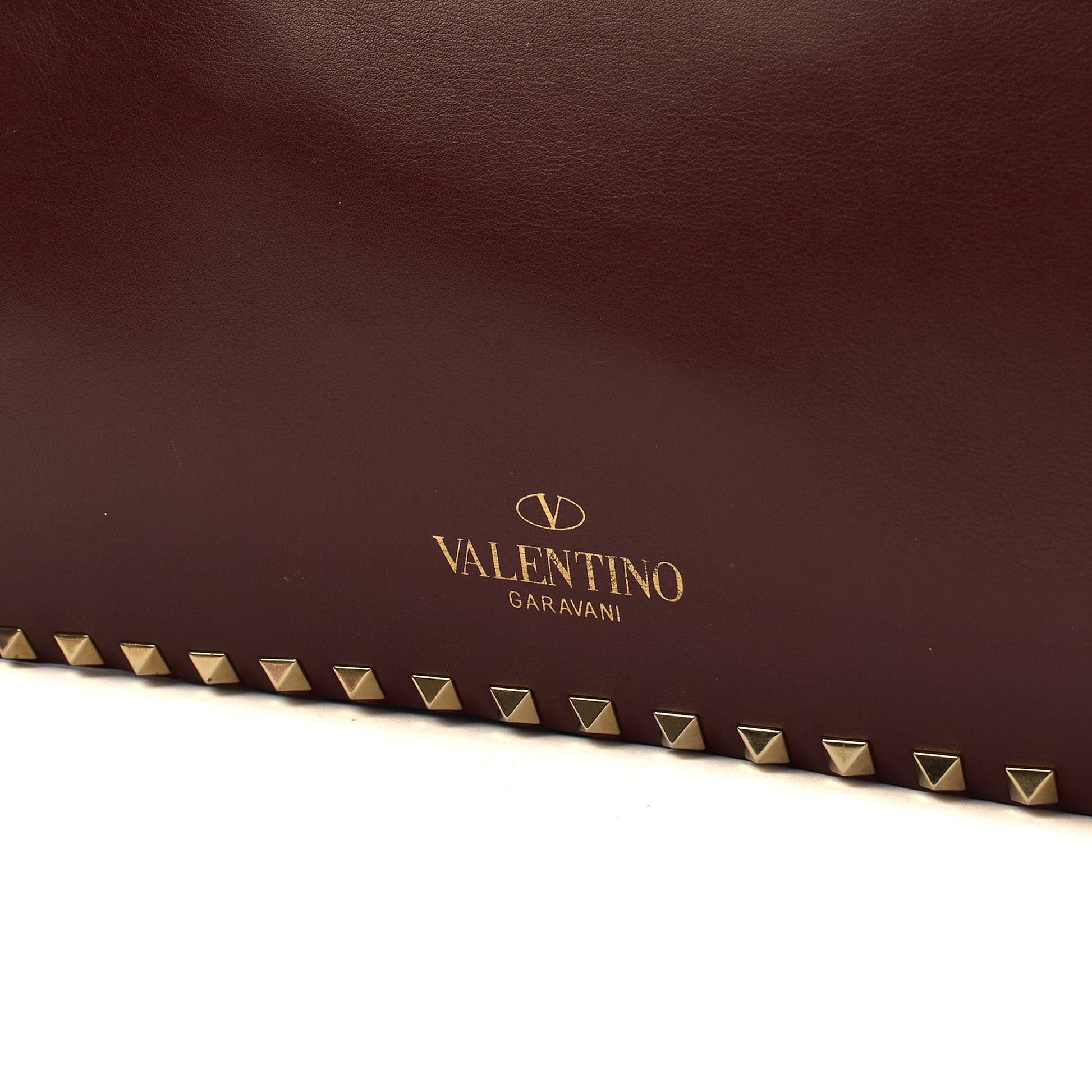 Valentino Tote Rockstud Tote Small in Red, Leather — Alternate View 18