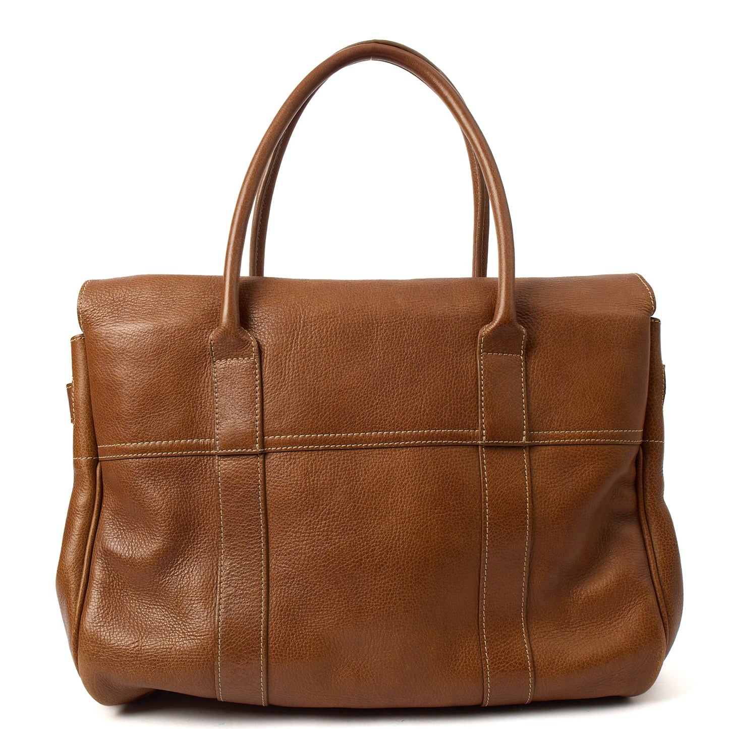 Mulberry Top Handle Bayswater Heritage in Brown, Calfskin Leather — Top View
