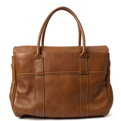 Mulberry Top Handle Bayswater Heritage in Brown, Calfskin Leather — Top View