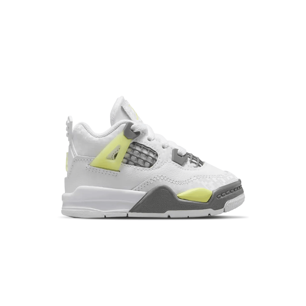 Air Jordan 4 Retro TD 'Light Lemon Twist' — UK 0C | EU 15 | US 0C — Side View