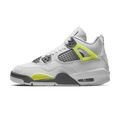 Air Jordan 4 Retro GS 'Light Lemon Twist' — UK 13.5 | EU 32 | US 1Y — Front View