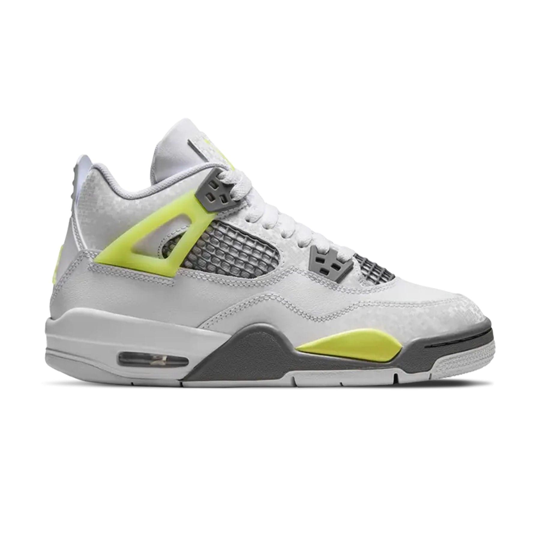 Air Jordan 4 Retro GS 'Light Lemon Twist' — UK 13.5 | EU 32 | US 1Y — Side View