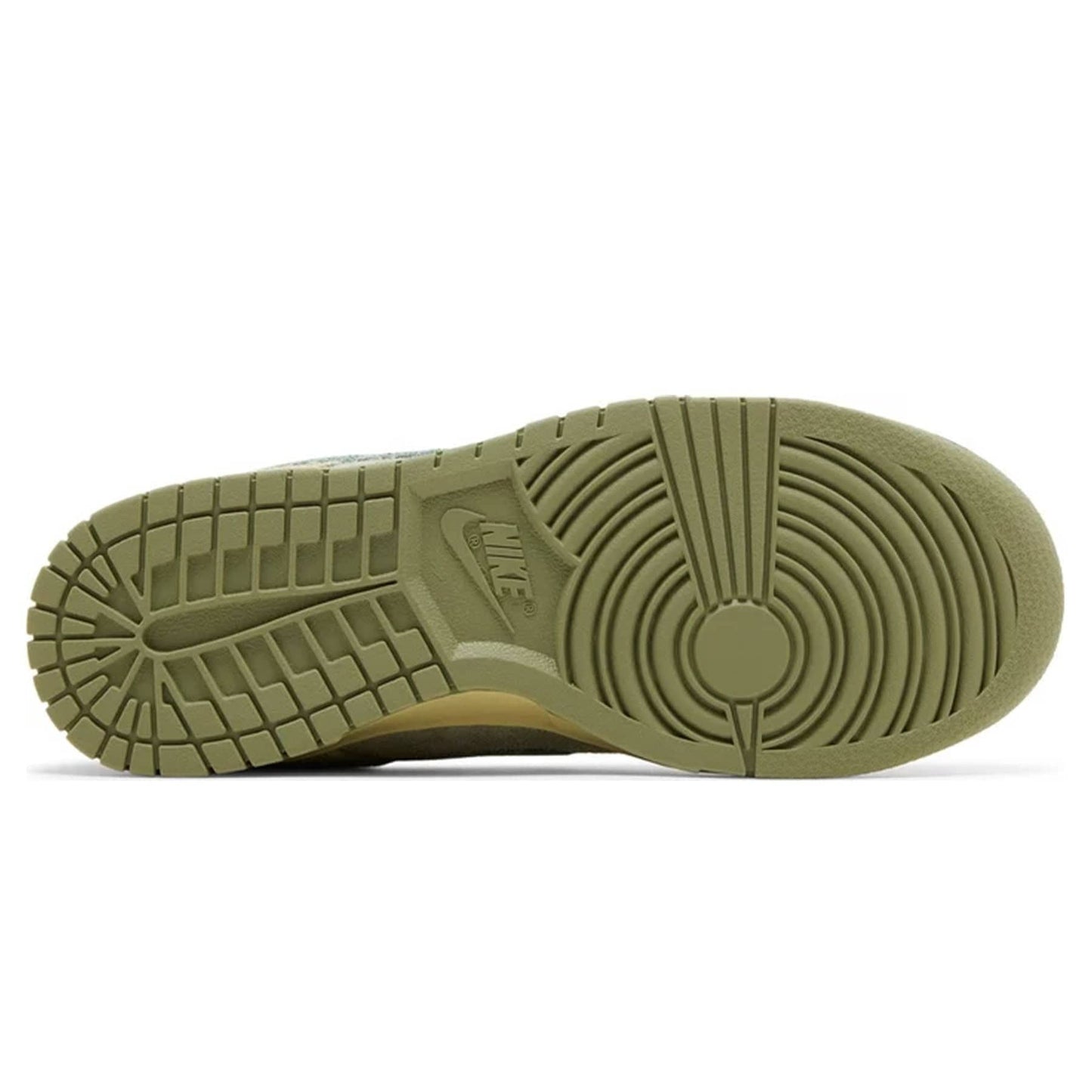 Nike Dunk Low Wmns 'Olive Aura' — UK 2.5 | EU 35.5 | US 5 — Top View