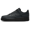 Nike Air Force 1 Low 'Smoke and Mirrors Pack - Triple Triple Black' — UK 3 | EU 35.5 | US 3.5 — Front View