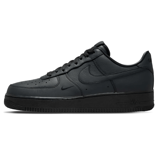 Nike Air Force 1 Low 'Smoke and Mirrors Pack - Triple Triple Black' — UK 3 | EU 35.5 | US 3.5 — Front View