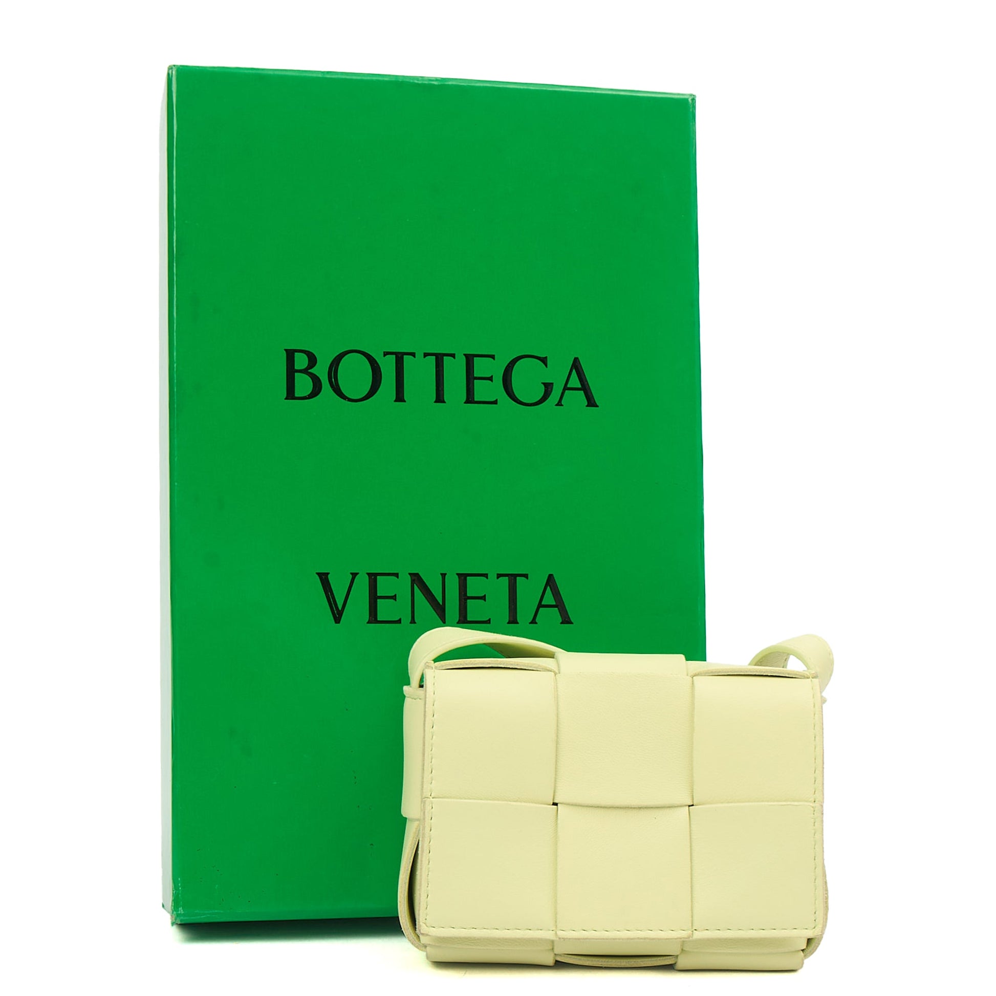 Bottega Veneta Cross Body Cassette - Mini in Green, Intrecciato Nappa — Alternate View 7