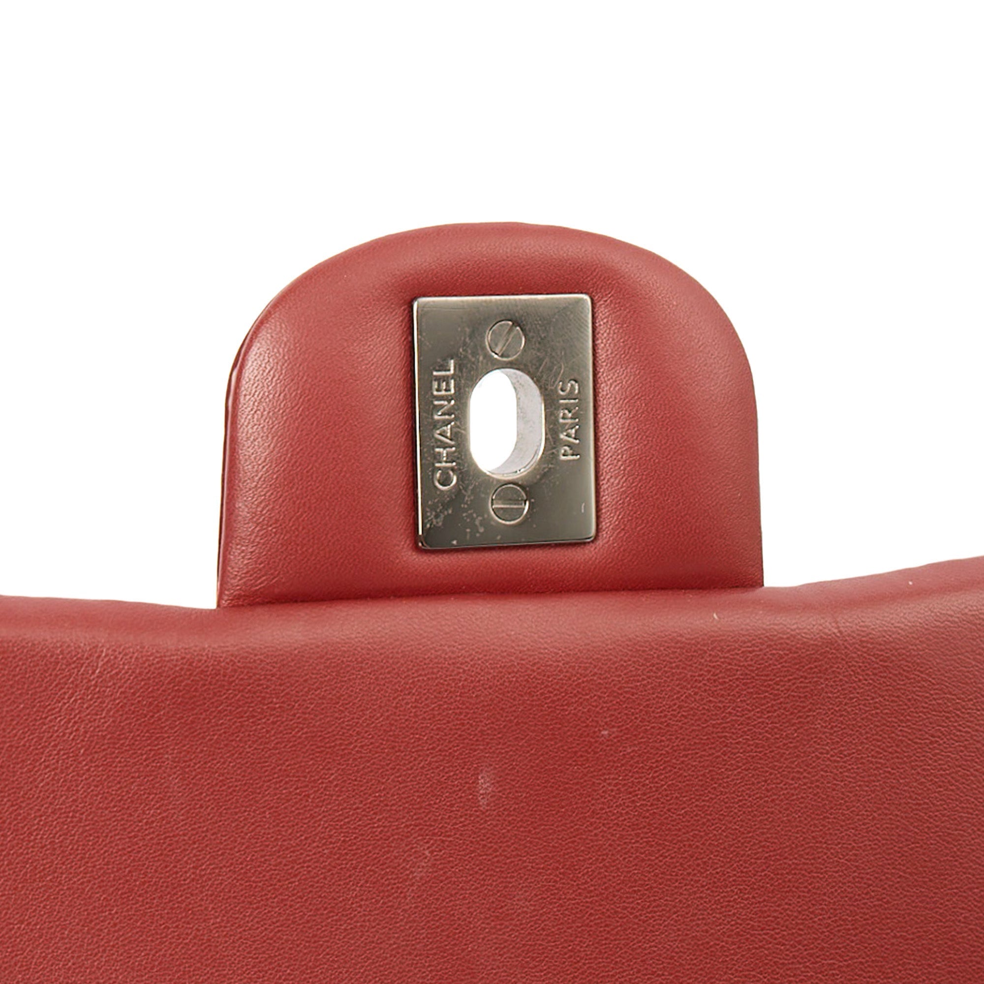 Chanel Cross Body Classic - Mini (Square) in Red, Patent Leather — Alternate View 7